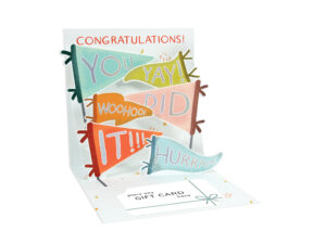 CONGRATULATIONS FLAGS GIFT CARD