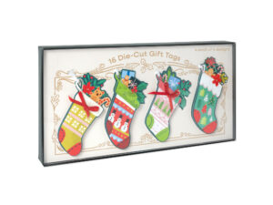 VINTAGE STOCKING GIFT TAGS - BOXED